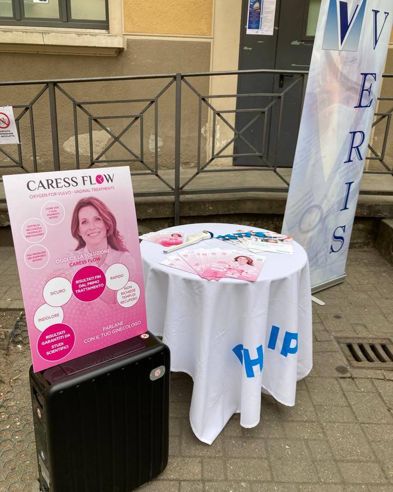 Today Caress Flow is in Turin, an outdoor congress!
